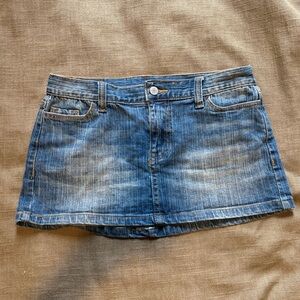 Brandy Melville Denim Mini Skirt